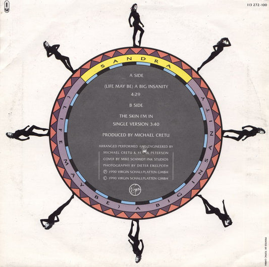 Sandra : (Life May Be) A Big Insanity (7", Single)