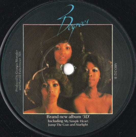 The Three Degrees : My Simple Heart (7", Single, Pic)