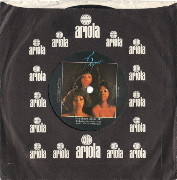 The Three Degrees : My Simple Heart (7", Single, Pic)