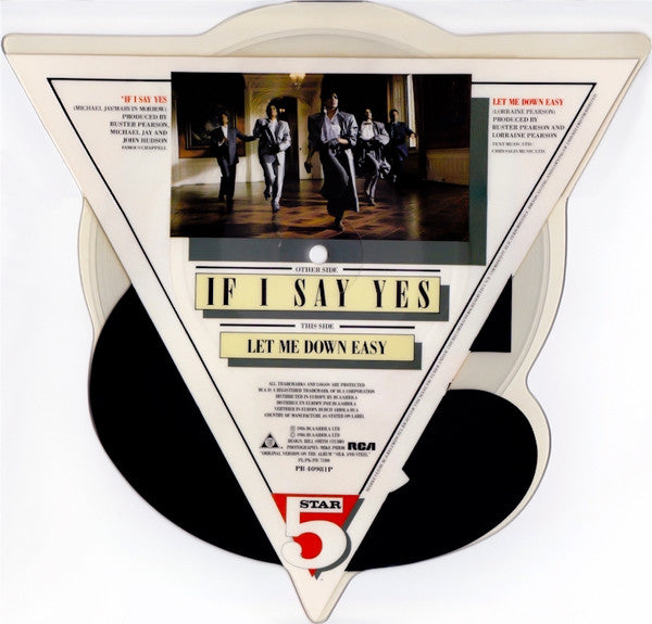 Five Star : If I Say Yes (7", Single, Pic)