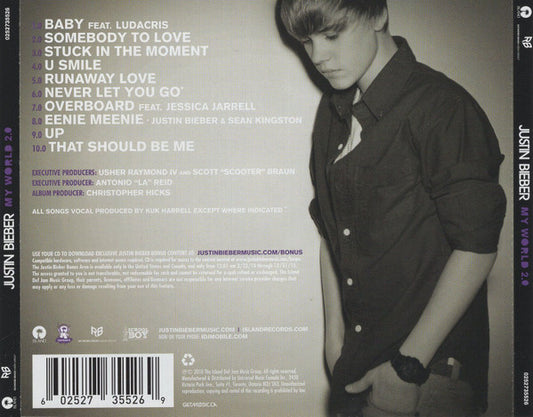 Justin Bieber : My World 2.0 (CD, Album)