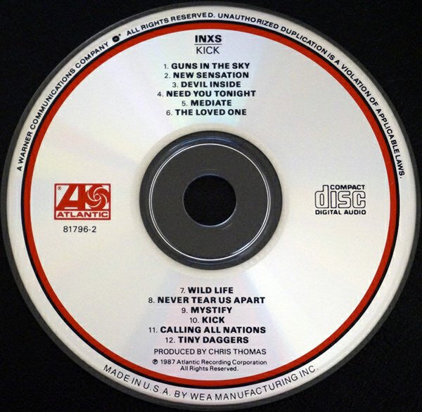 INXS : Kick (CD, Album, RP)