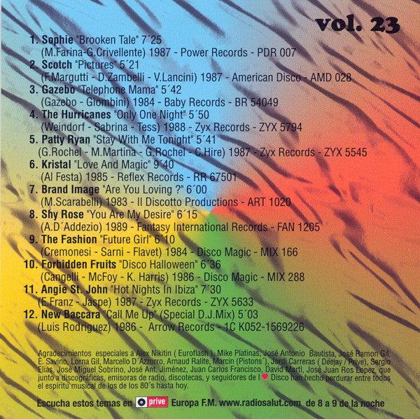 Various : I Love Disco Diamonds Collection Vol. 23 (CD, Comp, Ltd)