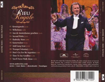 André Rieu & Johann Strauß Orchestra : Rieu Royale (CD, Album)