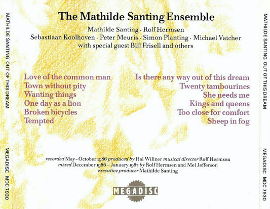 Mathilde Santing : Out Of This Dream (CD, Album)