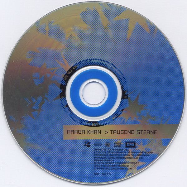 Praga Khan : Tausend Sterne (CD, Single, Promo)