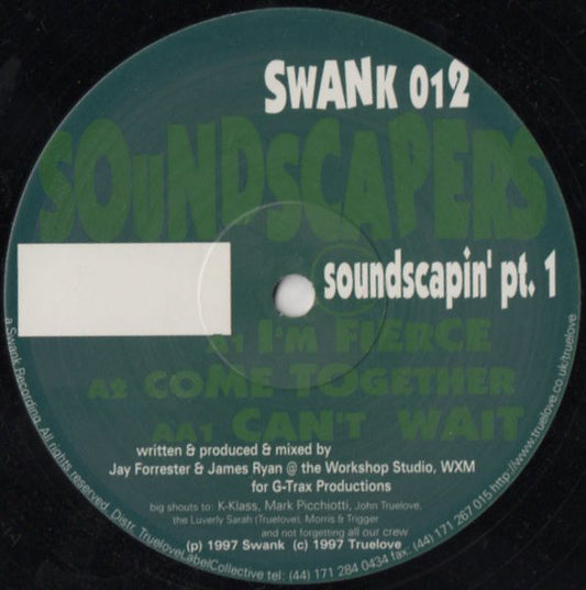 Soundscapers : Soundscapin' Pt. 1 (12")