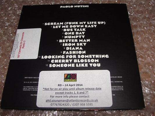 Paolo Nutini : Caustic Love (CDr, Album, Promo)