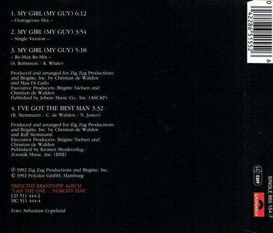 Brigitte Nielsen : My Girl (My Guy) (CD, Maxi)