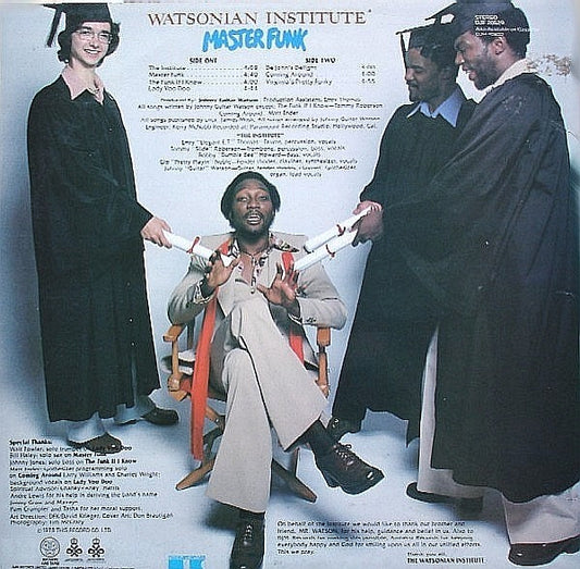 Watsonian Institute : Master Funk (LP, Album)
