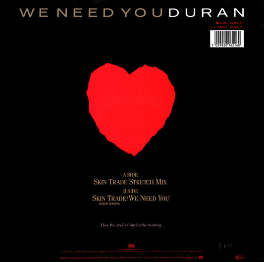 Duran Duran : Skin Trade (12")