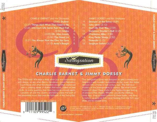 Charlie Barnet & Jimmy Dorsey : Swingsation (CD, Comp)