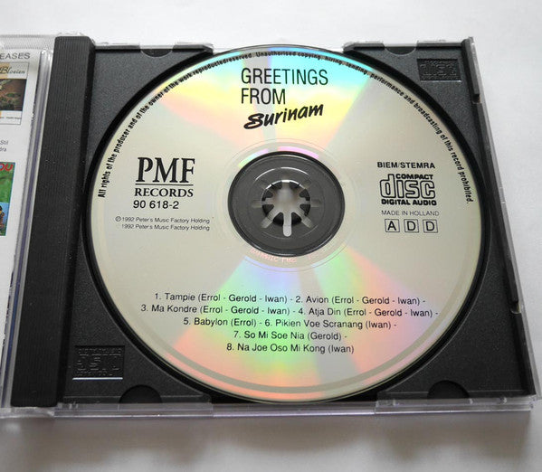 Moksie Patoe : Greetings From Surinam (CD, Album)