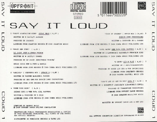 Various : Say It Loud (CD, Comp)