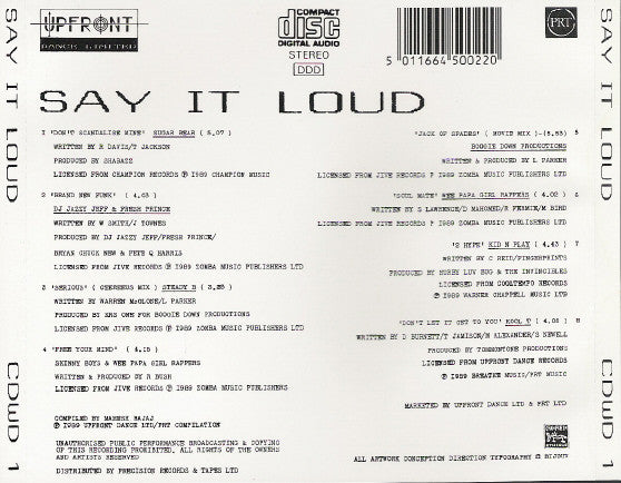 Various : Say It Loud (CD, Comp)