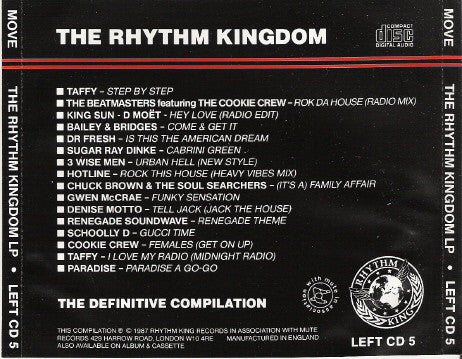 Various : Move... The Rhythm Kingdom LP (The Definitive Compilation) (CD, Comp)