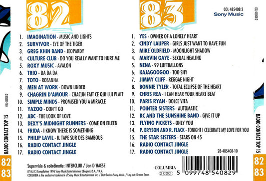 Various : Radio Contact Top 15 (82-83) (2xCD, Comp)