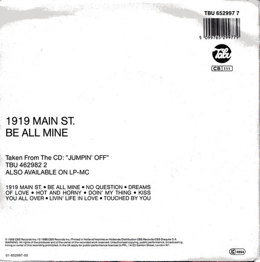Mark Anthony : 1919 Main St. (7", Single)