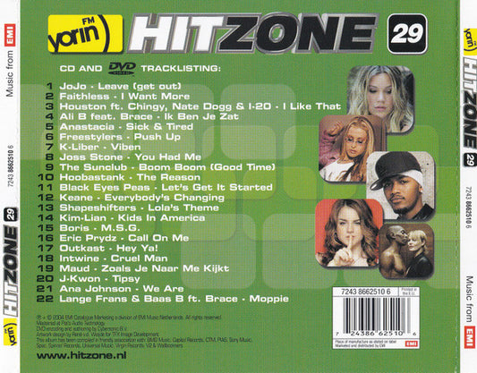 Various : Yorin FM Presents Hitzone 29 (CD, Comp + DVD-V, Comp)