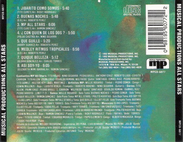 MP All Stars : Musical Productions All Stars (CD, Album)