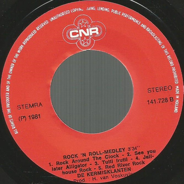 De Kermisklanten : Crazy Accordion (7", Single)