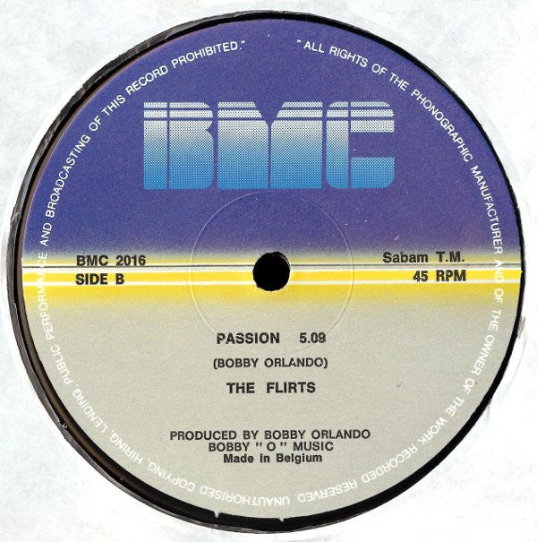 The Flirts : Passion (12")