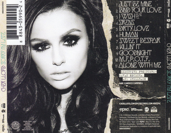 Cher Lloyd : Sorry I'm Late (CD, Album)