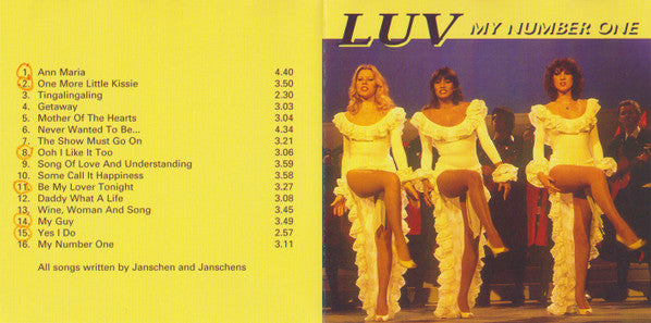 Luv' : My Number One (CD, Comp)