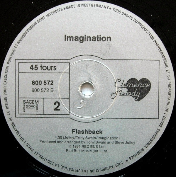 Imagination : Just An Illusion / Flashback (12", Maxi)