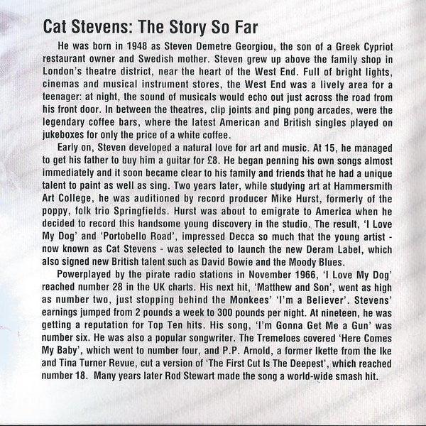 Cat Stevens : Remember (The Ultimate Collection) (CD, Comp)