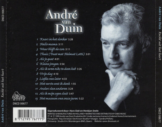 André van Duin : Recht Uit Het Hart (CD, Album)