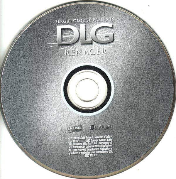 DLG : Renacer (CD, Album)
