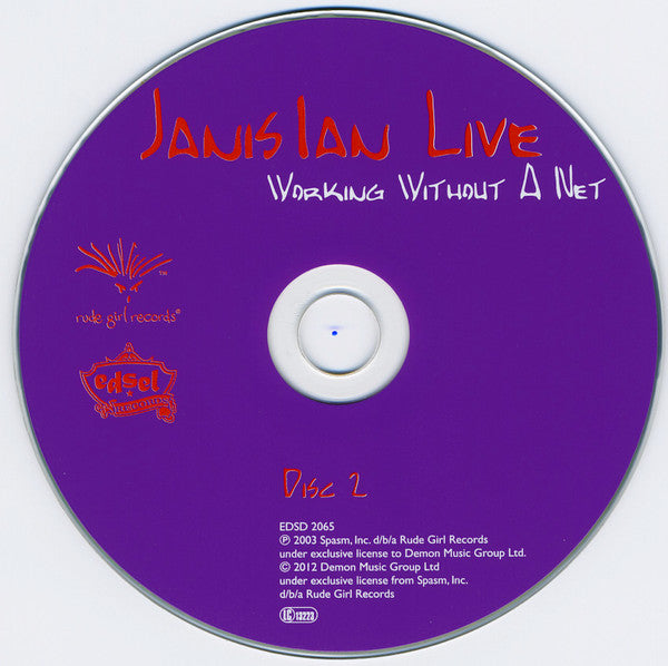 Janis Ian : Live (Working Without A Net) (2xCD, Comp, RE)