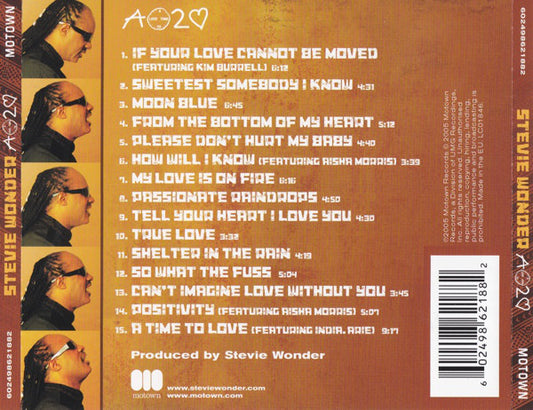 Stevie Wonder : A Time 2 Love (CD, Album)