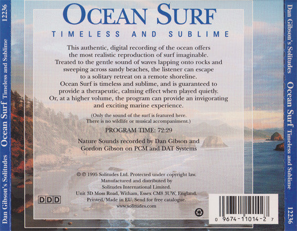 Dan Gibson : Ocean Surf: Timeless And Sublime (CD, Album)