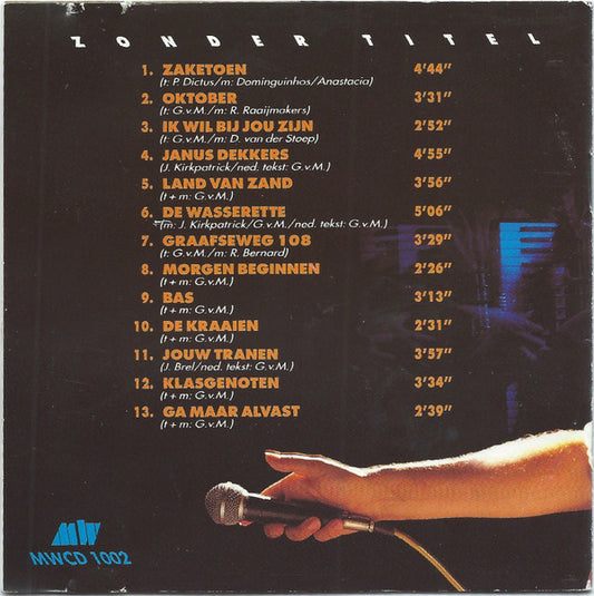 Gerard van Maasakkers : Zonder Titel (CD, Album)