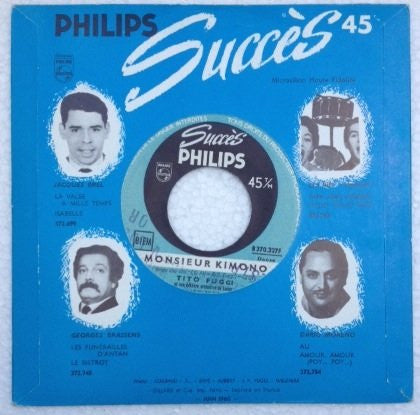 Tito Fuggi Et Son Orchestre : Amour, Soleil Et Cha Cha Cha / Monsieur Kimono (7", Single)