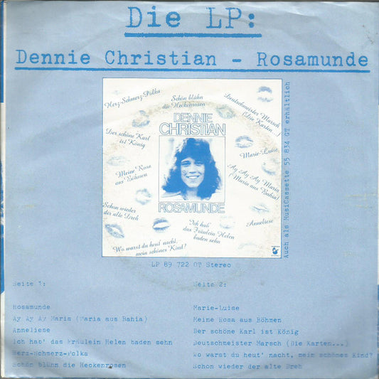 Dennie Christian : Habe Ich Dich Heute Nacht Verloren (7", Single)