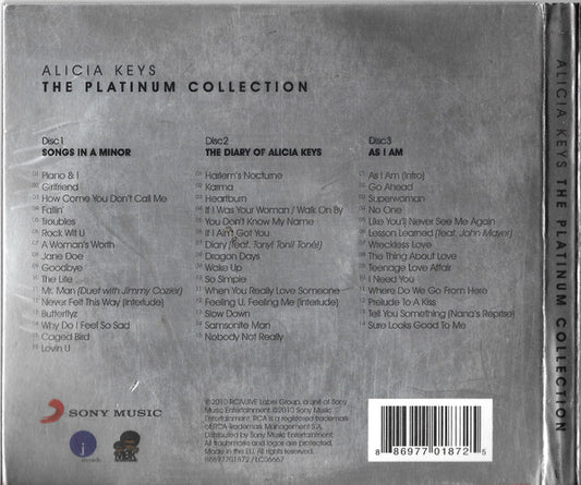 Alicia Keys : The Platinum Collection (3xCD, Album, RE + Box, Comp)