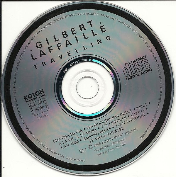 Gilbert Laffaille : Travelling (CD, Album)