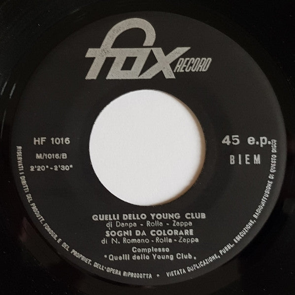 Quelli Dello Young Club : Quelli Dello Young Club (7")