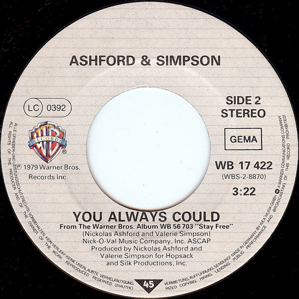 Ashford & Simpson : Found A Cure (7", Single, M/Print)