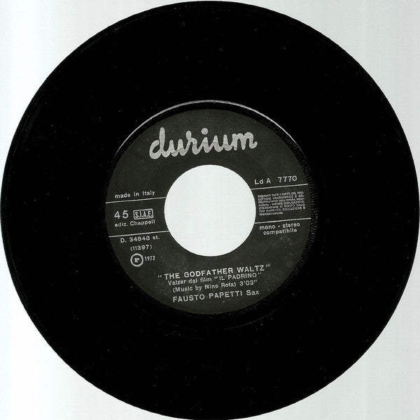 Fausto Papetti : Love Theme From The Godfather (7", Single)