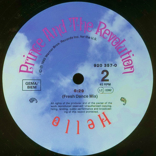 Prince And The Revolution : Pop Life (12", Single)