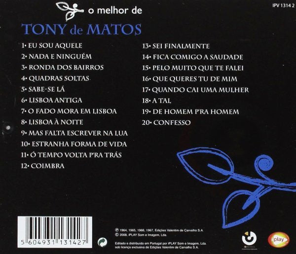 Tony De Matos : O Melhor De Tony De Matos (CD, Comp)