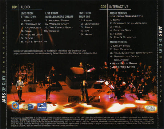 Jars Of Clay : Stringtown (CD + CD, Enh + Club)