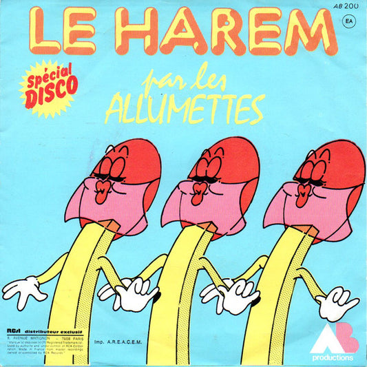 Les Allumettes (2) : Mustapha / Le Harem (7", Single, Whi)