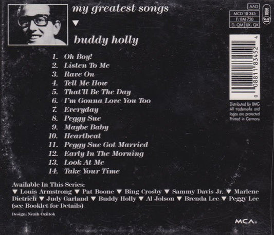 Buddy Holly : My Greatest Songs (CD, Comp, RE)
