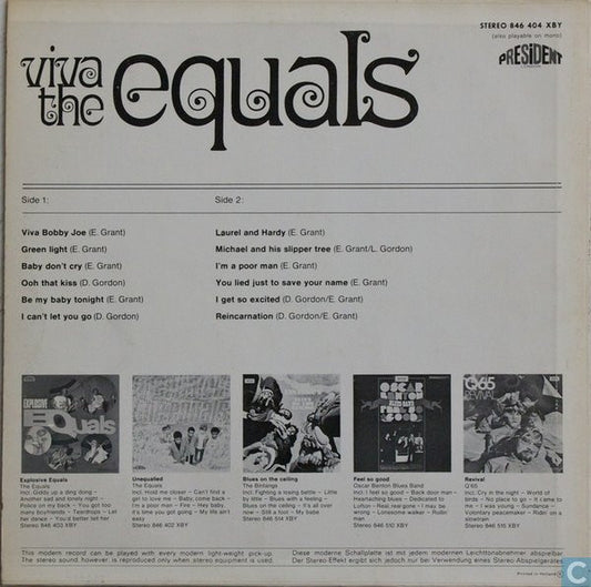 The Equals : Viva The Equals (LP, Comp)