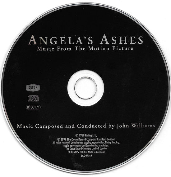 John Williams (4) : Angela's Ashes (Music From The Motion Picture) (CD)